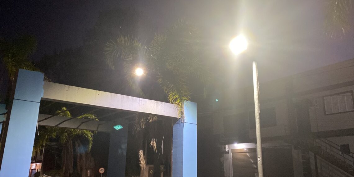 Campo Bom substitui iluminação da ciclovia por lâmpadas LED