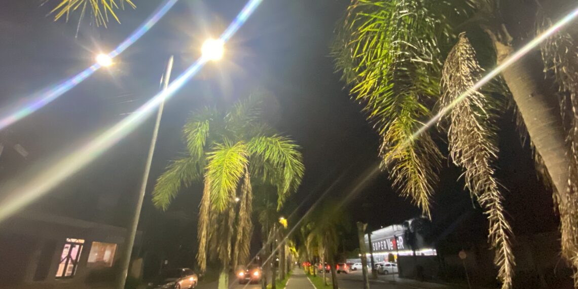 Campo Bom substitui iluminação da ciclovia por lâmpadas LED