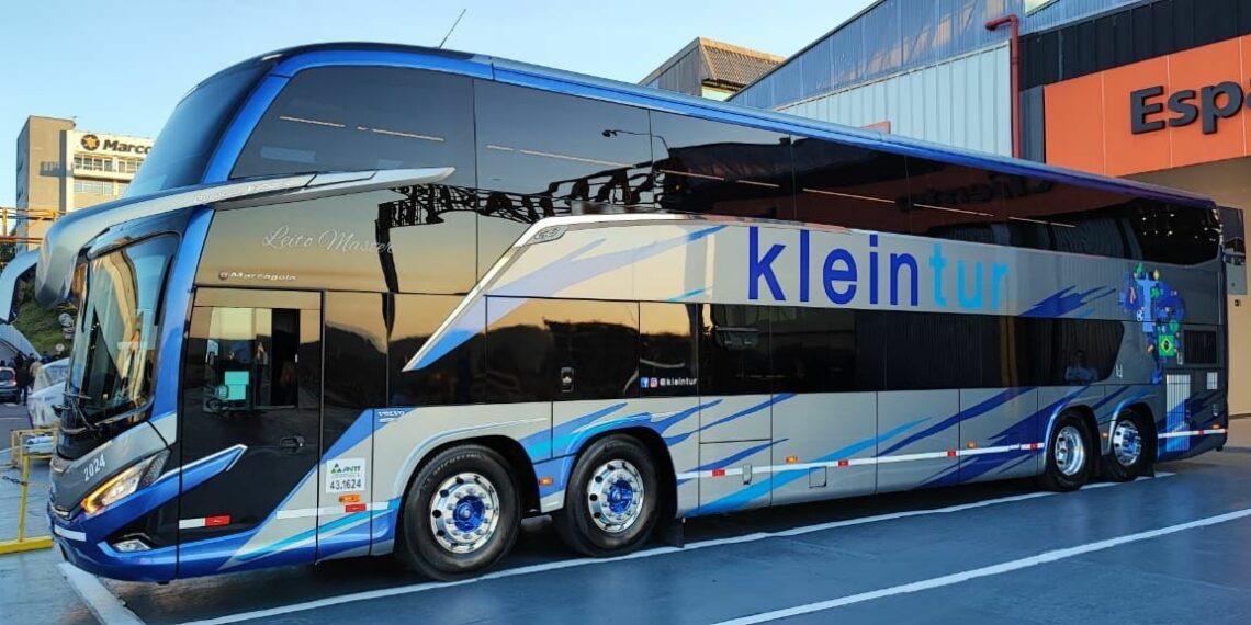 Kleintur adquire ônibus de última geração, o primeiro modelo Volvo Euro 6 da região