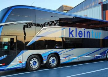 Kleintur adquire ônibus de última geração, o primeiro modelo Volvo Euro 6 da região