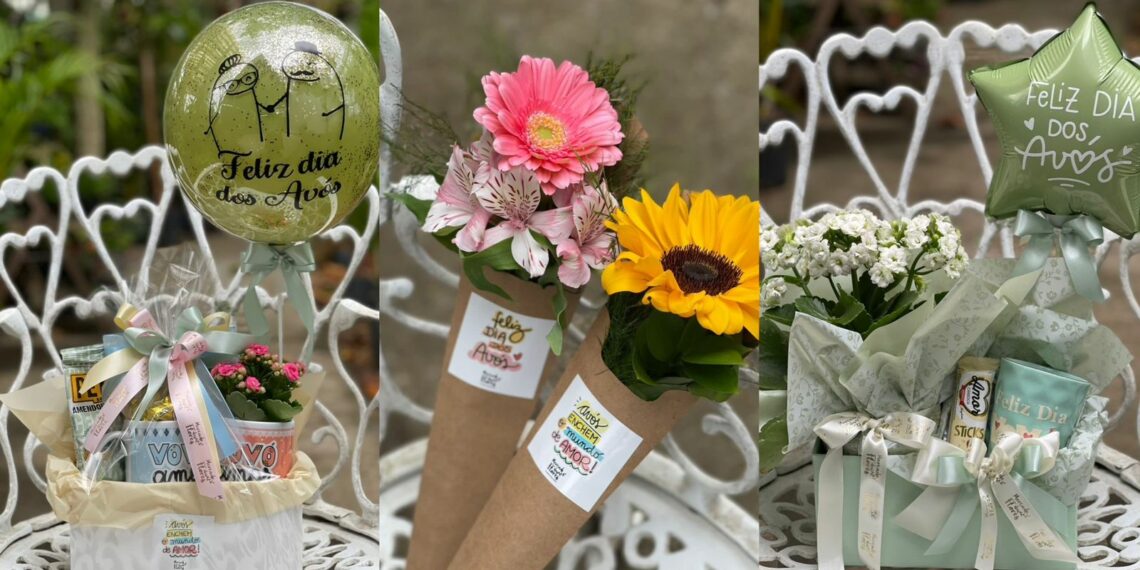 Mercado das Flores prepara kits personalizados para o Dia dos Avós