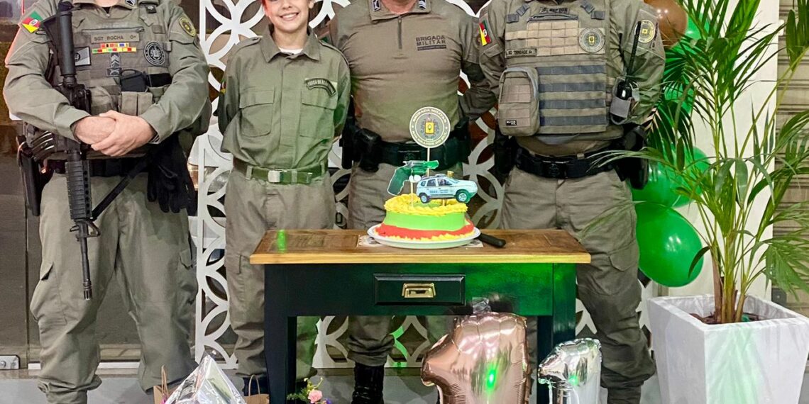 Brigada Militar participa de festa de aniversário em Sapiranga