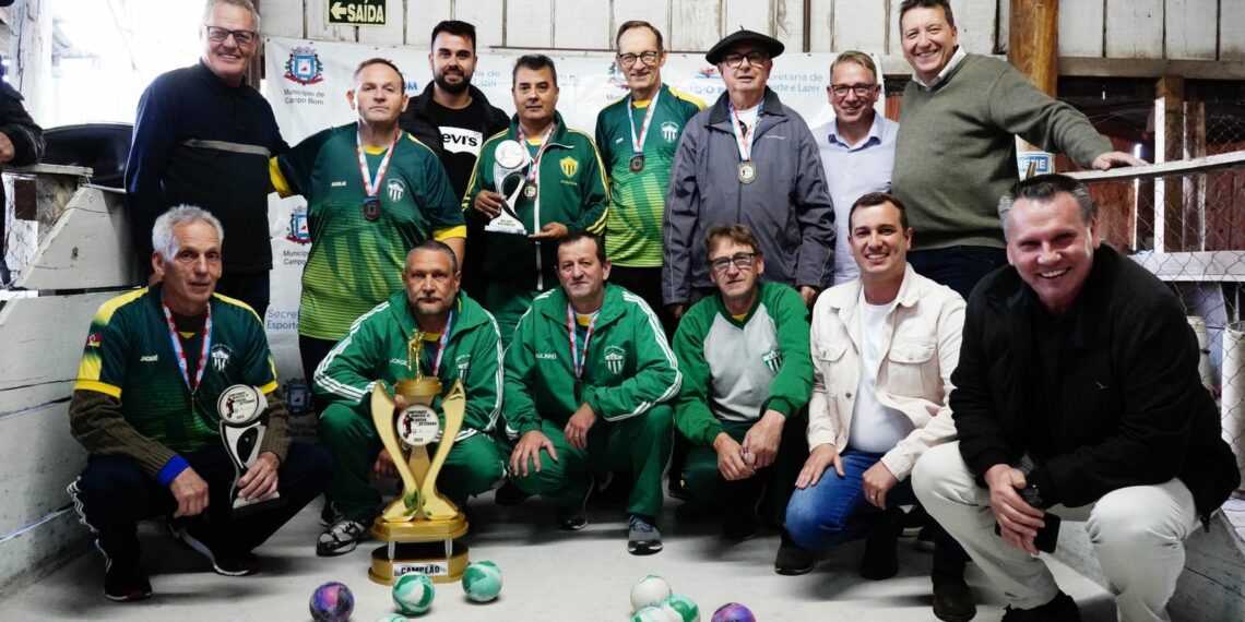 É tricampeão! Primavera vence o Municipal de Bocha Veterano de Campo Bom