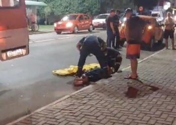 Pedestre é socorrido em estado grave após atropelamento em Sapiranga
