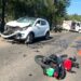 Motociclista fica ferido após colisão em Nova Hartz