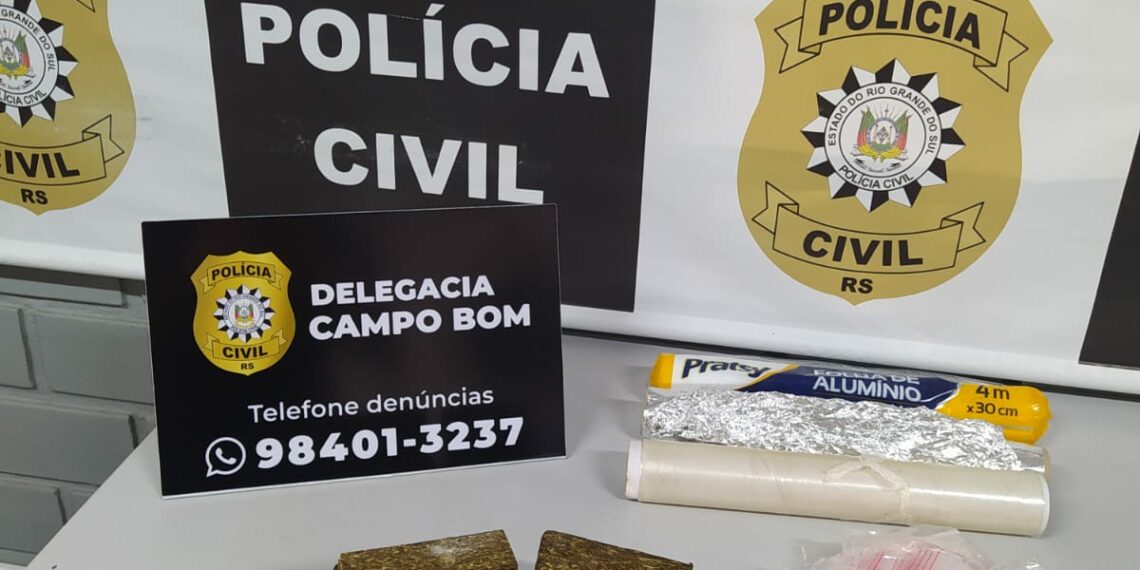 Homem é preso em flagrante por tráfico de drogas em Campo Bom