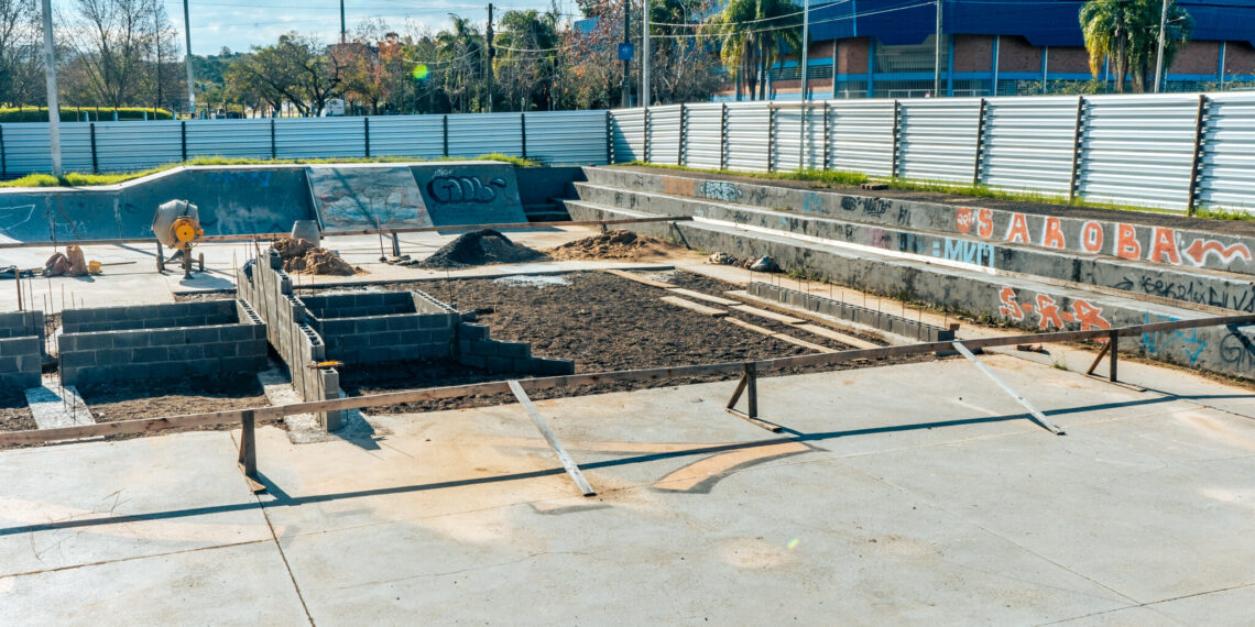 Reforma da Pista de Skate do Cei de Campo Bom avança