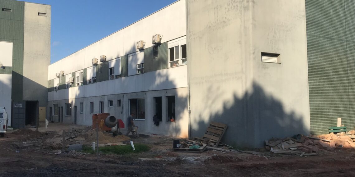 Obras no Hospital Lauro Reus estão em ritmo acelerado; mudanças serão significativas