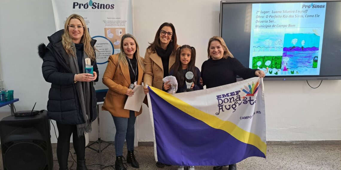 Alunos de Campo Bom premiados no concurso Encantos do Rio dos Sinos