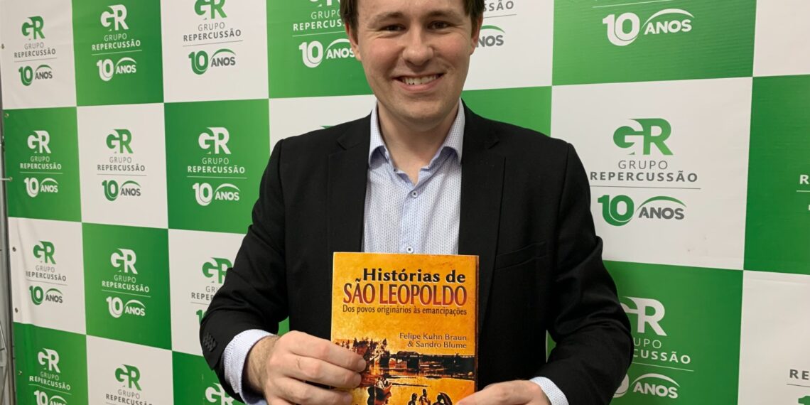 “Histórias de São Leopoldo” é o novo livro de Felipe Kuhn Braun e Sandro Blume