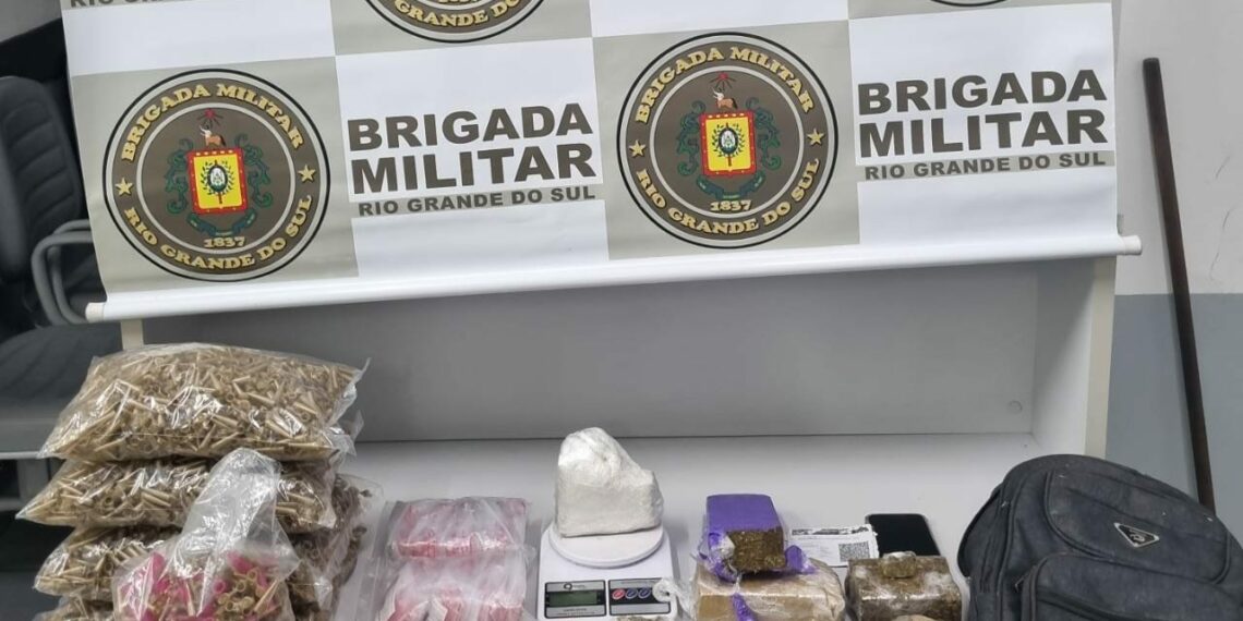 Brigada Militar prende acusado de tráfico em Campo Bom