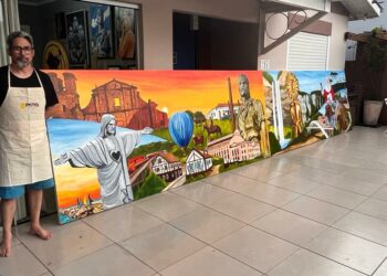 Painéis pintados por Mauro Vila Real vão embelezar “entradas” do Estado