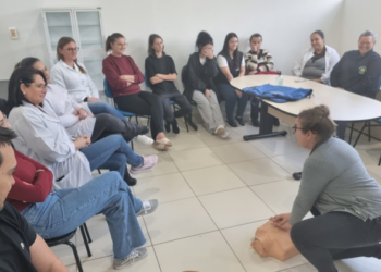 Sapiranga capacita profissionais das unidades de saúde