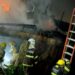 Incêndio na madrugada destrói residência em Araricá