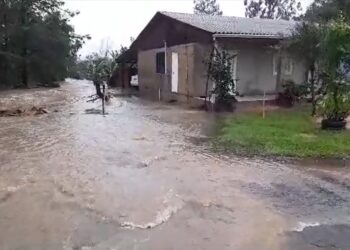 Moradores de Araricá sofrem com estragos da chuva e cobram ações