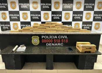 Denarc localiza depósito de drogas no Centro de Sapiranga; agentes apreenderam 30kg de maconha