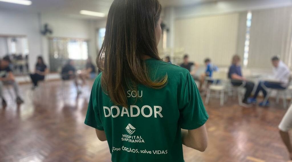 Hospital Sapiranga realiza ações em escolas municipais sobre doação de órgãos