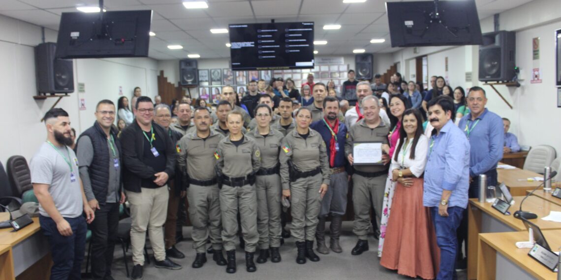 32º BPM recebe homenagem da Câmara de Vereadores em Sapiranga