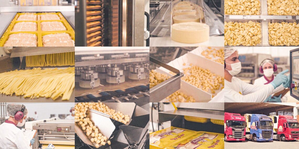 Italiany Alimentos e sua variedade de produtos de dar água na boca