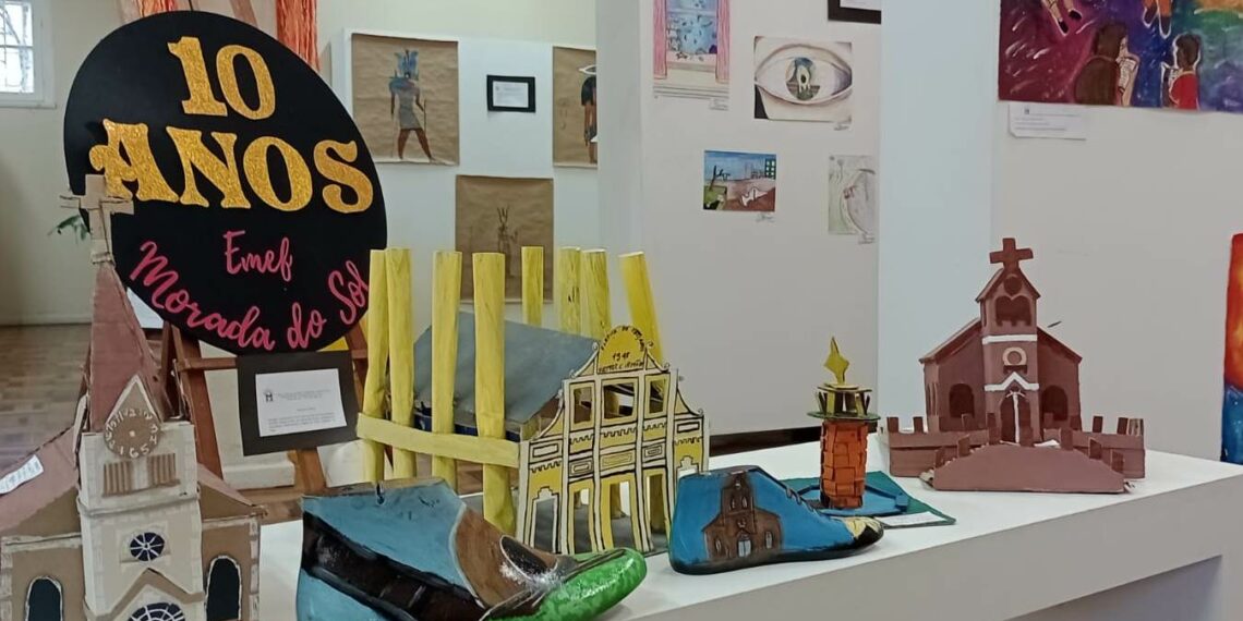Alunos da Morada do Sol expõem sua arte em Campo Bom