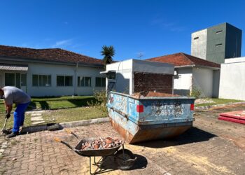 Reforma e ampliação do Hospital Lauro Reus seguem a todo vapor; obra será entregue à comunidade em 2024