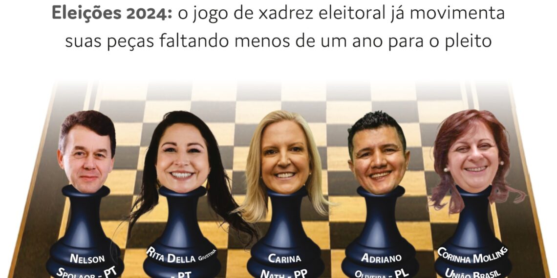 Tabuleiro da eleição de 2024 já começa a receber as peças e estratégias em busca do xeque-mate