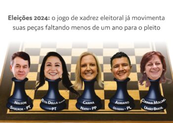 Tabuleiro da eleição de 2024 já começa a receber as peças e estratégias em busca do xeque-mate