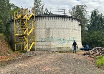 Nova Hartz trabalha em reservatório com capacidade para um milhão de litros