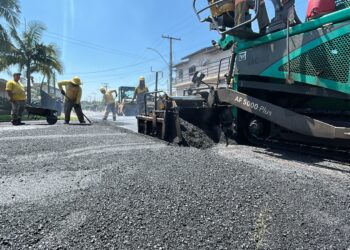 Obras de pavimentação das ruas de Sapiranga seguem em ritmo acelerado
