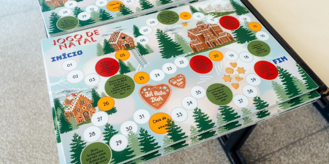 Jogo de Natal: alunos de Campo Bom ganham novo tabuleiro germânico