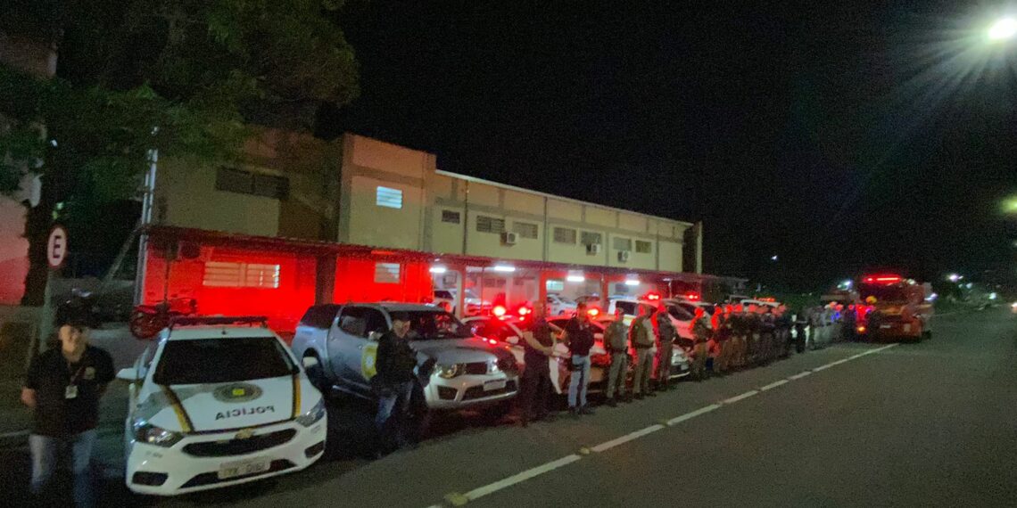 Forças de segurança se unem contra o crime e prendem nove pessoas em Sapiranga