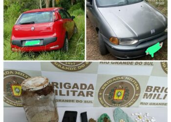 Brigada Militar recupera veículos roubados em Nova Hartz e Parobé