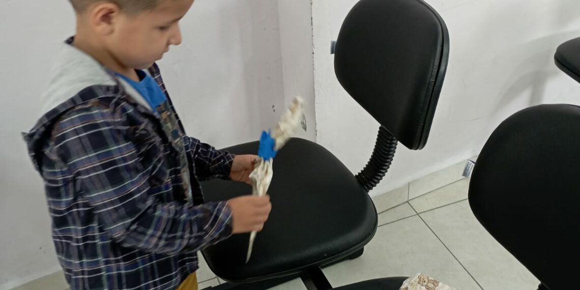 Livros como presentes de Natal espalhados por Sapiranga