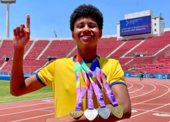 Atleta de Sapiranga conquista quatro medalhas em competição internacional
