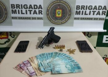Brigada Militar prende trio que trocou tiros com policiais e raptou agiota em Araricá