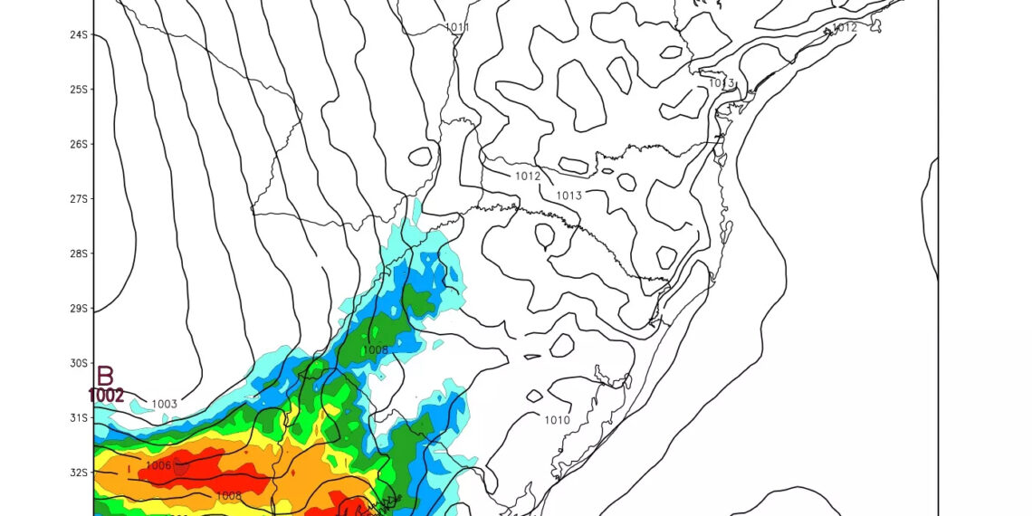MetSul alerta para chuva de dois meses em dois dias nas próximas horas
