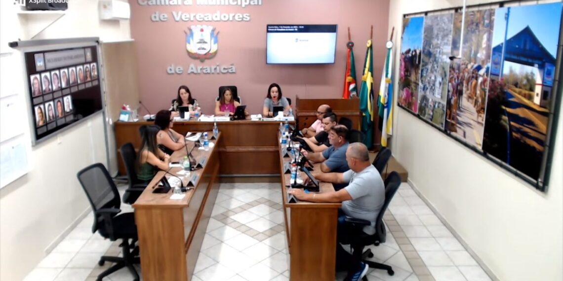 Abertura dos trabalhos do Legislativo aborda o saneamento em Araricá