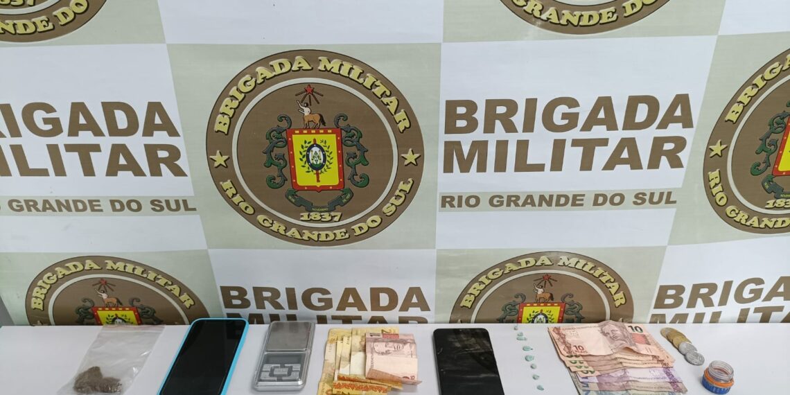 Brigada Militar de Nova Hartz apreende menor por tráfico de drogas