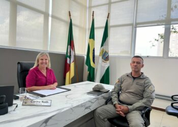 Comandante do 32º BPM realiza visita à prefeita de Sapiranga