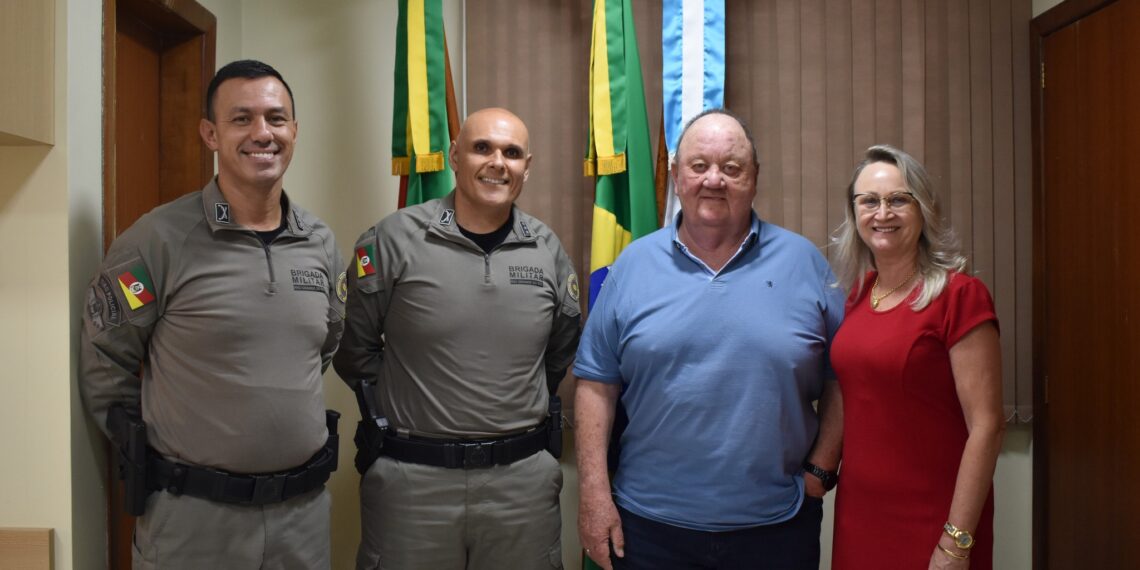 Nova Hartz recebeu visita do novo comandante Regional de Polícia Ostensiva do Vale do Rio dos Sinos