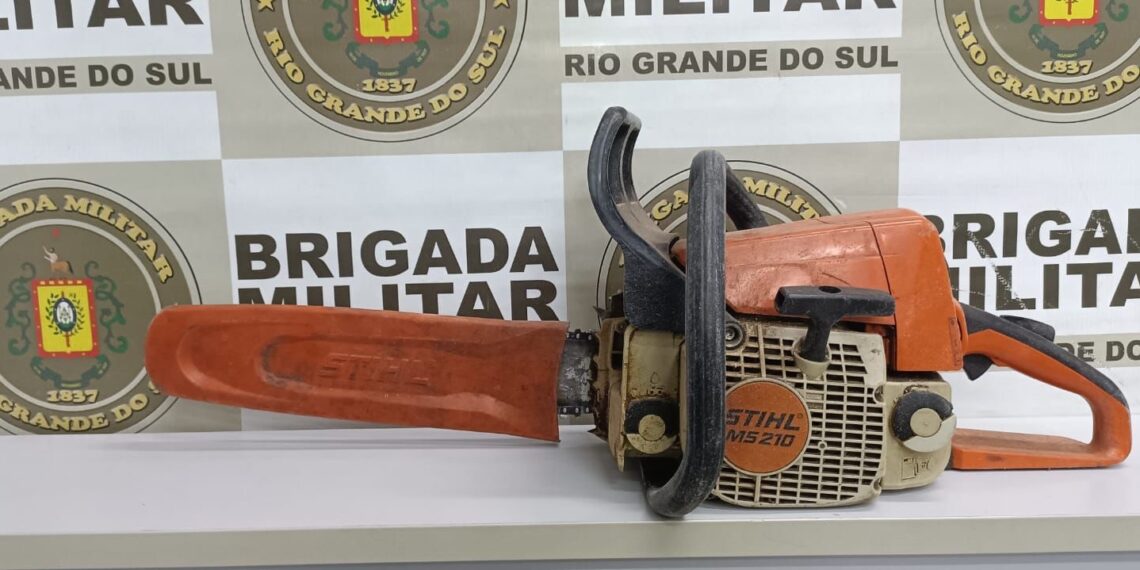 Homem é preso em Nova Hartz por furtar motosserra