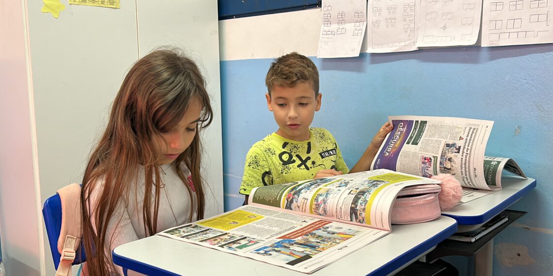 Alunos de Nova Hartz aprendem sobre gêneros textuais a partir do projeto Repercussão na Escola