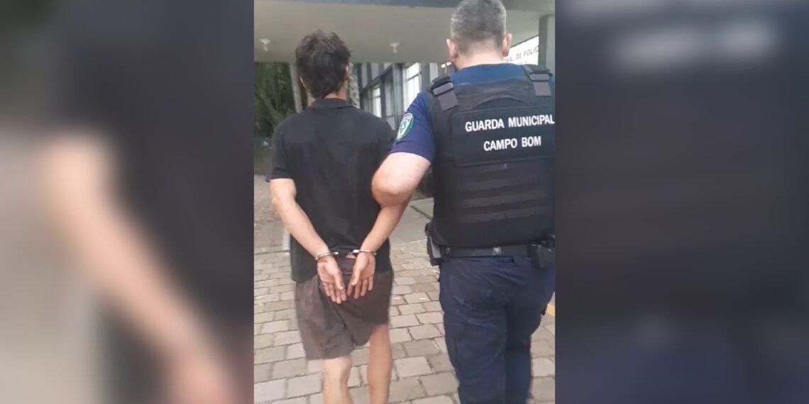 Homem é preso em flagrante por furto pela Guarda Municipal de Campo Bom