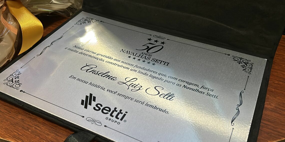 Evento celebrado em Sapiranga comemora 50 anos de atividade da Navalhas Setti