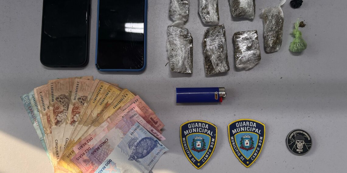 Dupla é presa por tráfico de drogas pela Guarda Municipal de Campo Bom
