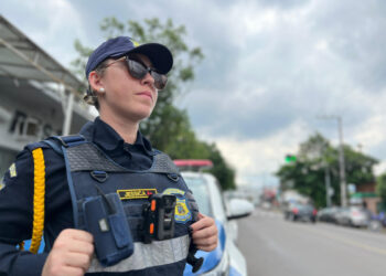 Sapiranga instala câmeras de segurança corporais para auxiliar nas ocorrências da Guarda Municipal de Trânsito
