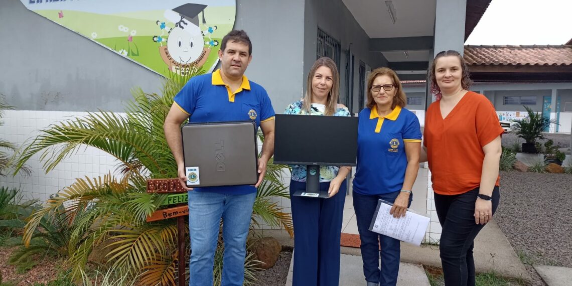 Lions Clube de Nova Hartz promove inclusão digital escolar
