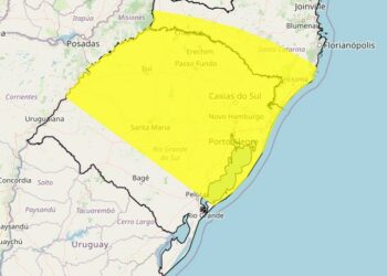Inmet renova alerta de temporais para o RS