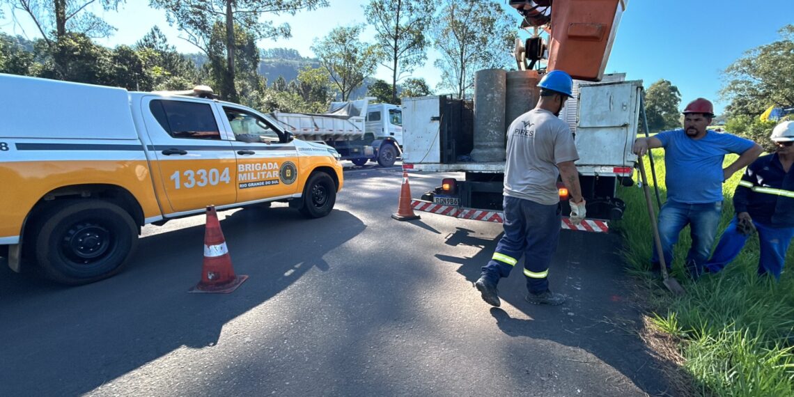 Iluminação da RS-239 no trecho de Campo Bom já está em andamento