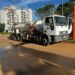 Maquinário da Prefeitura Sapiranga reforça ações de limpeza em Igrejinha